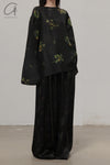 MUTEDANCE mulberry silk printed top MD24SS167 PM133